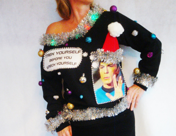 Ugliest Star Trek Christmas Sweater Ever